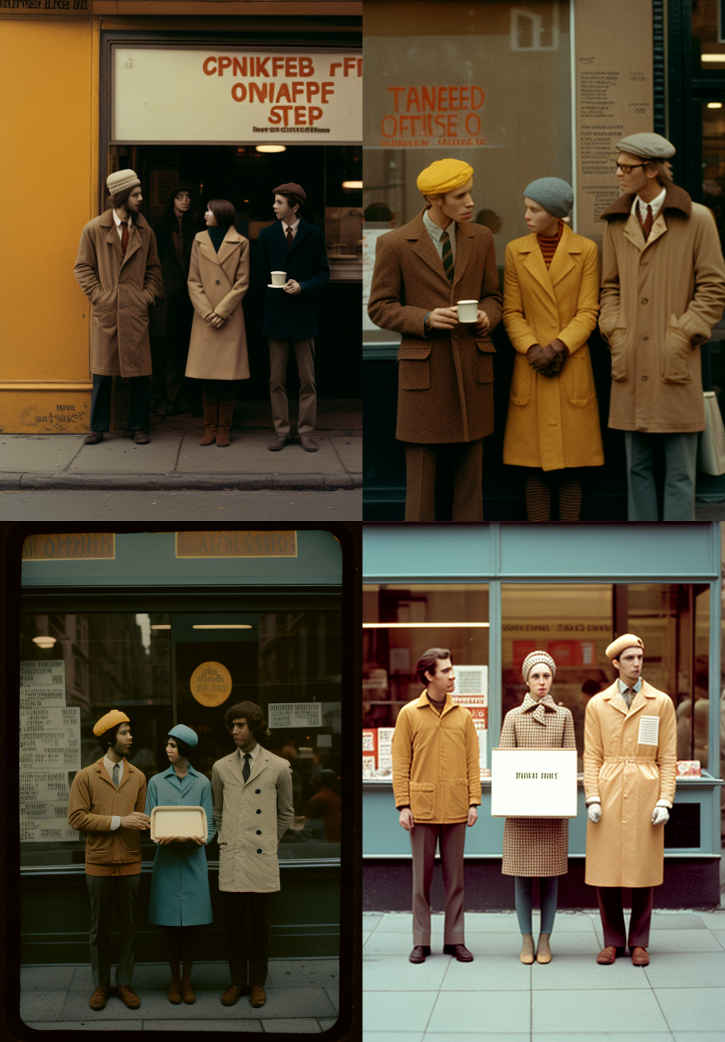 Classic Coffee-Shop Encounter: A Staged Snapshot from 1966