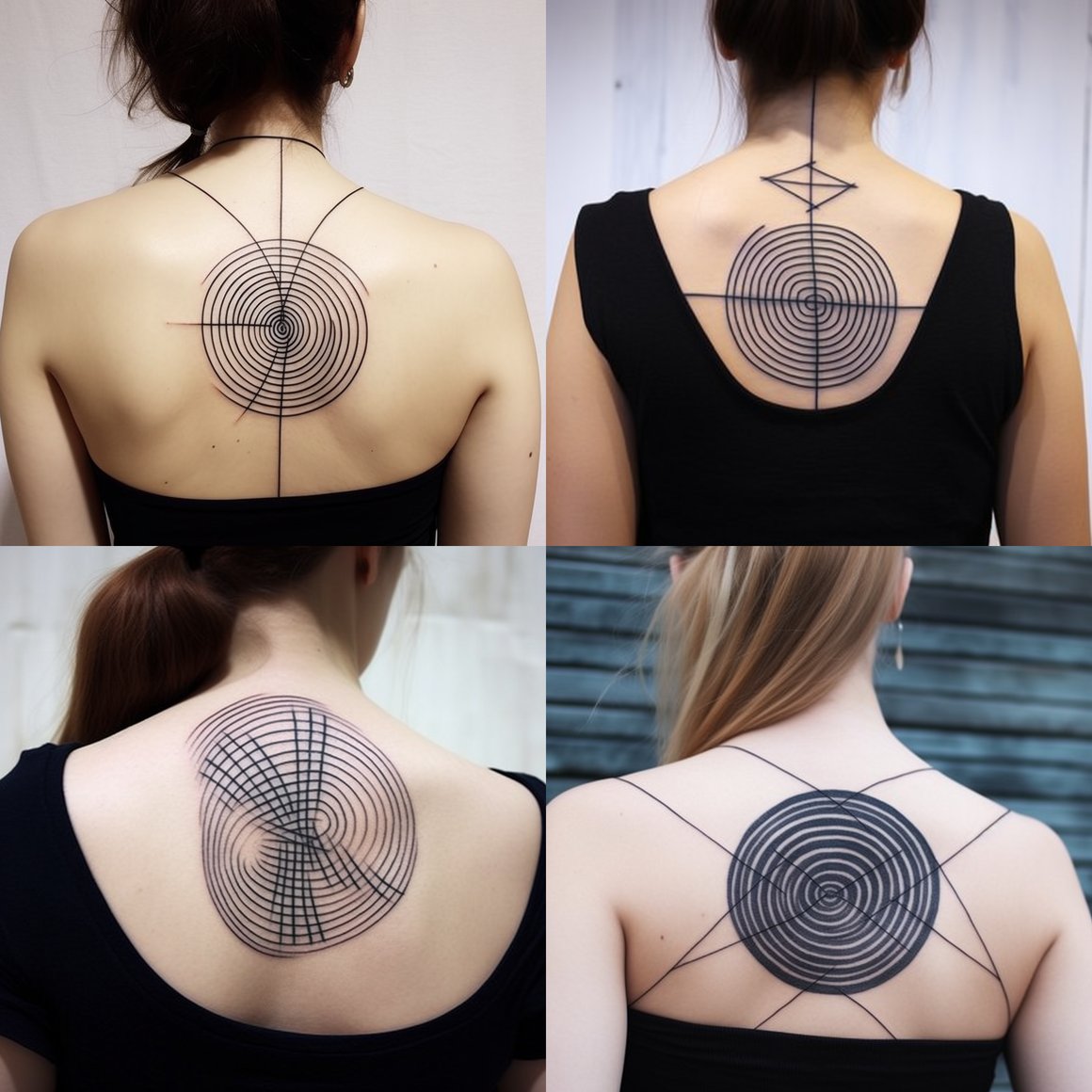 Simplified Golden Ratio and Double Helix Tattoo Design Inspiration