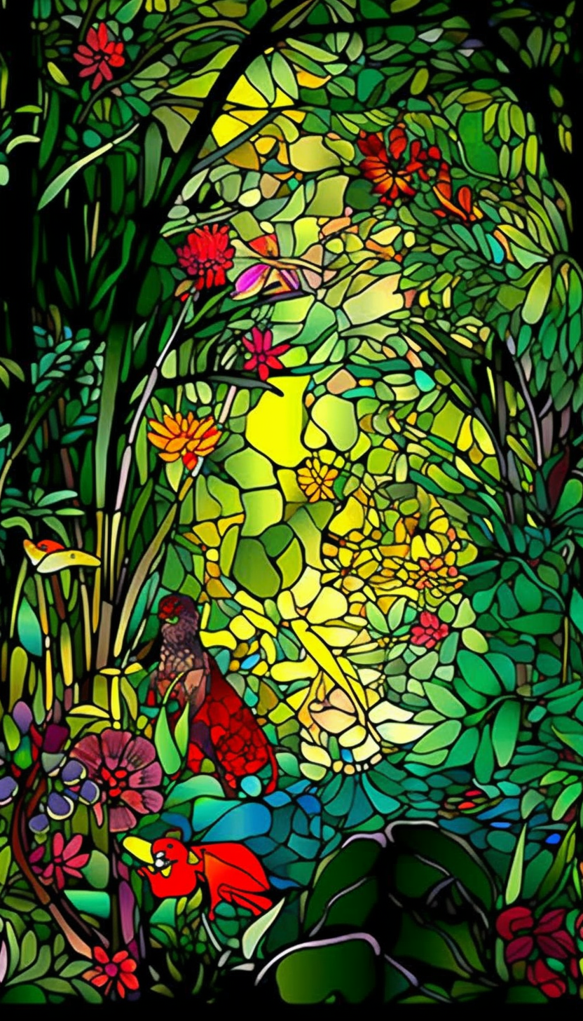 Mid-way Through A Stained Glass Art Adventure