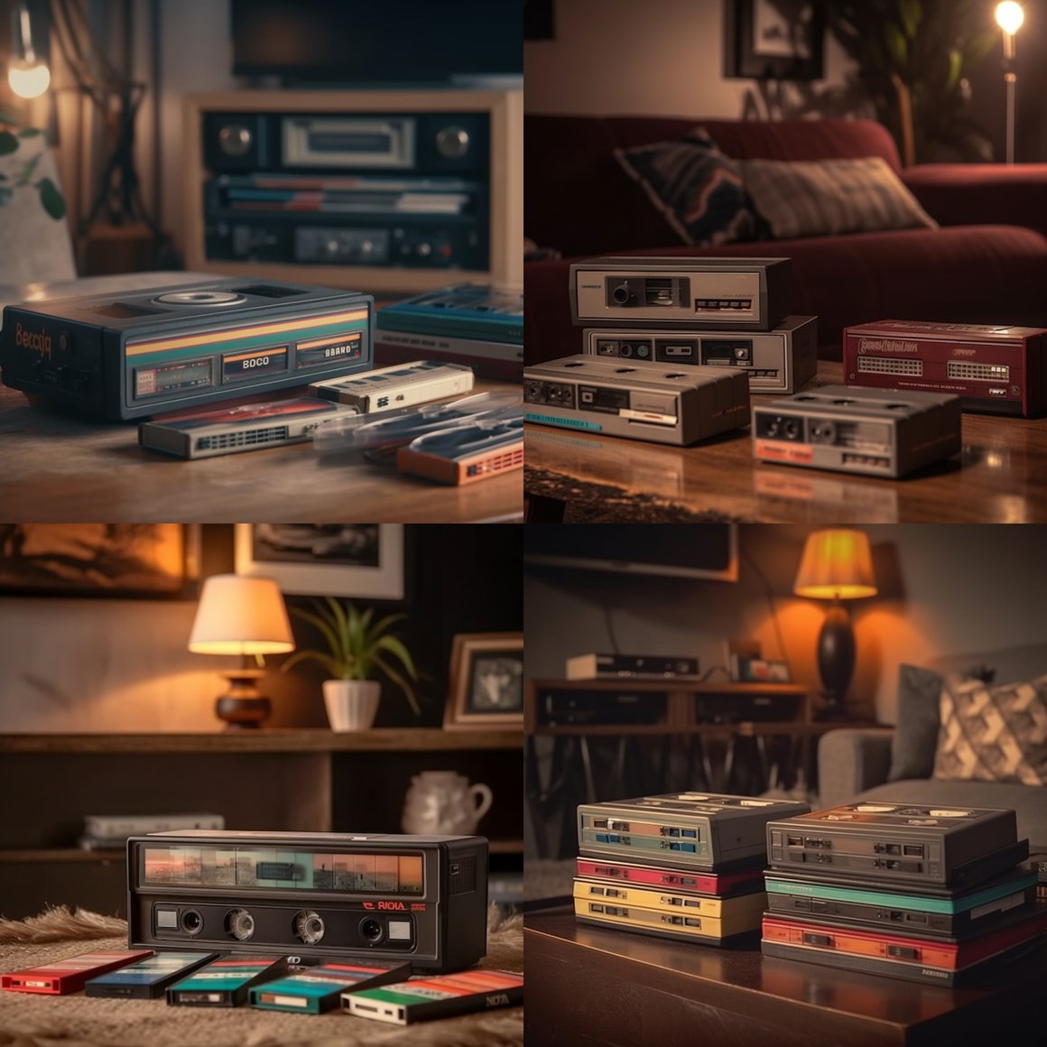 Retro Nostalgia: Mid-Century Living Room Scene