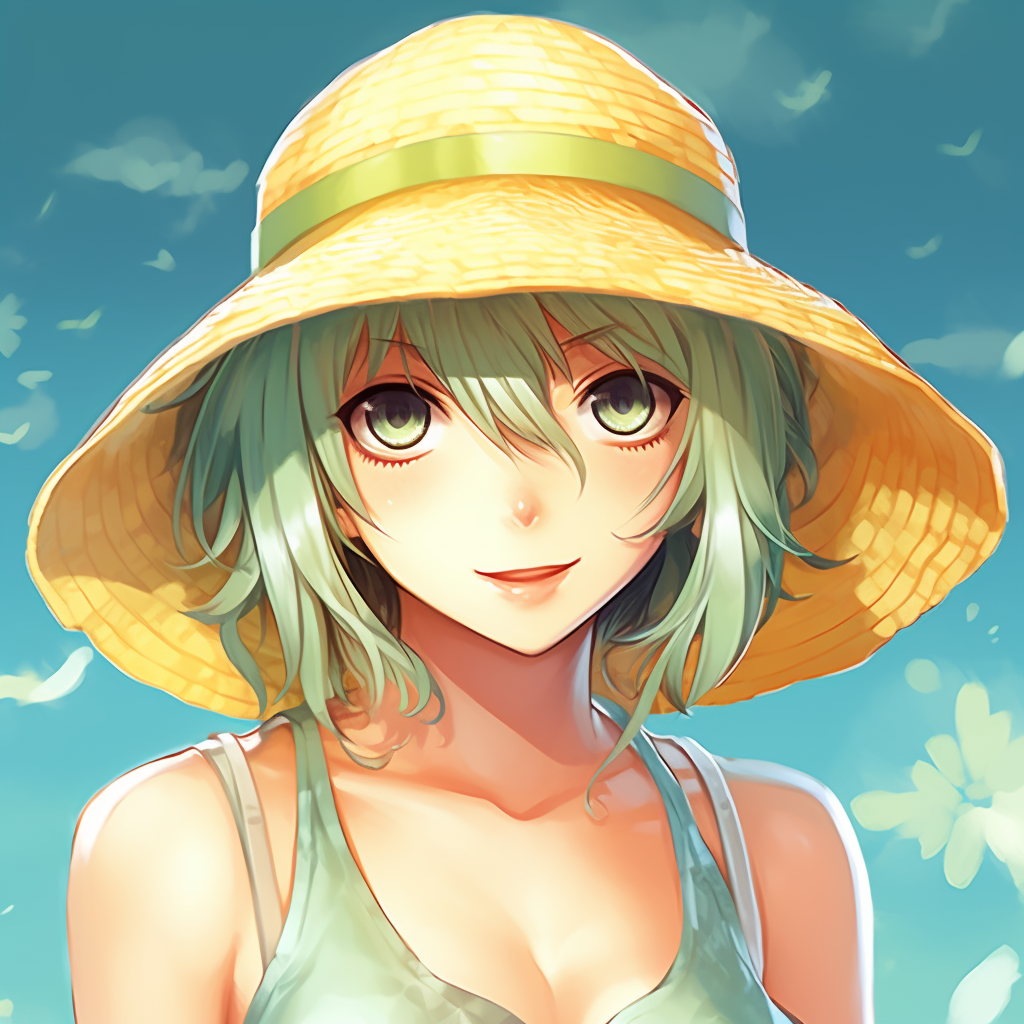 Detailed Journey of Anime Character Shiguro Jozo in Vibrant Aquamarine and Pastel Yellow Artistry