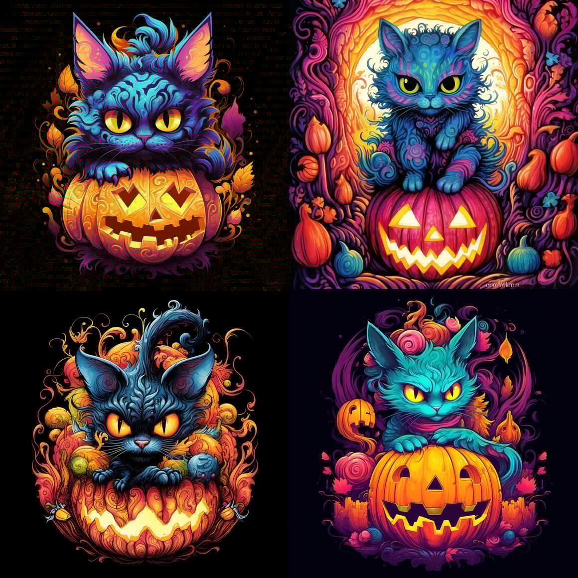 Halloween Magic: Adventure of a Mythical Kitten