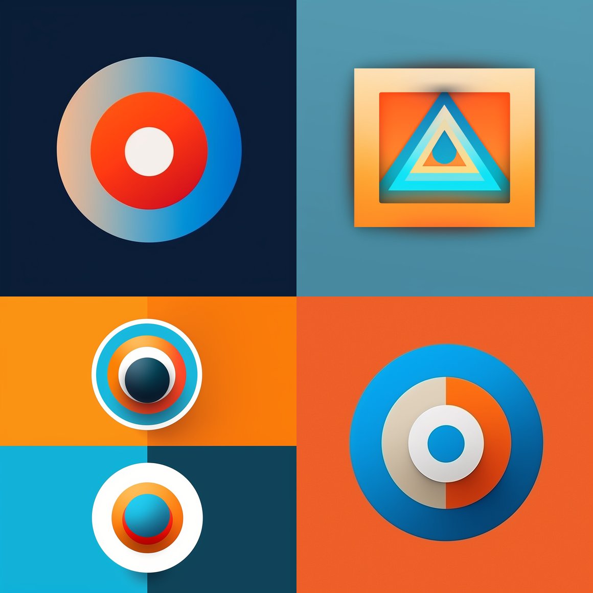 Revolutionary Immersive Art-Inspired Logo Design for Techno-Reality