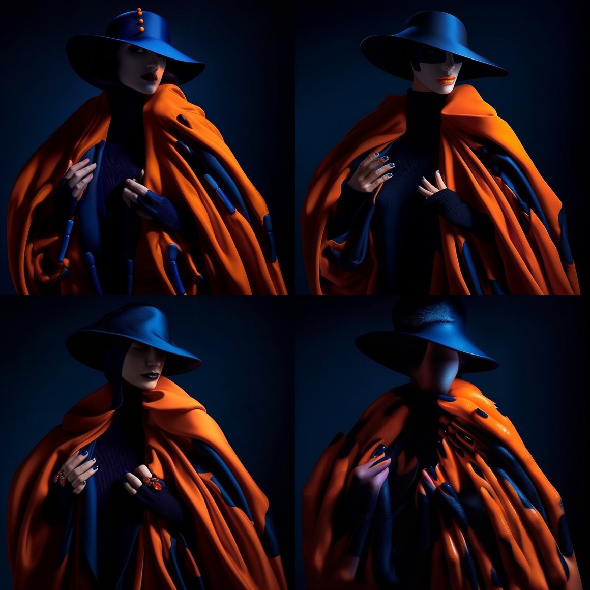 Bold Composition and Dramatic Lighting in Lilycore Fashion