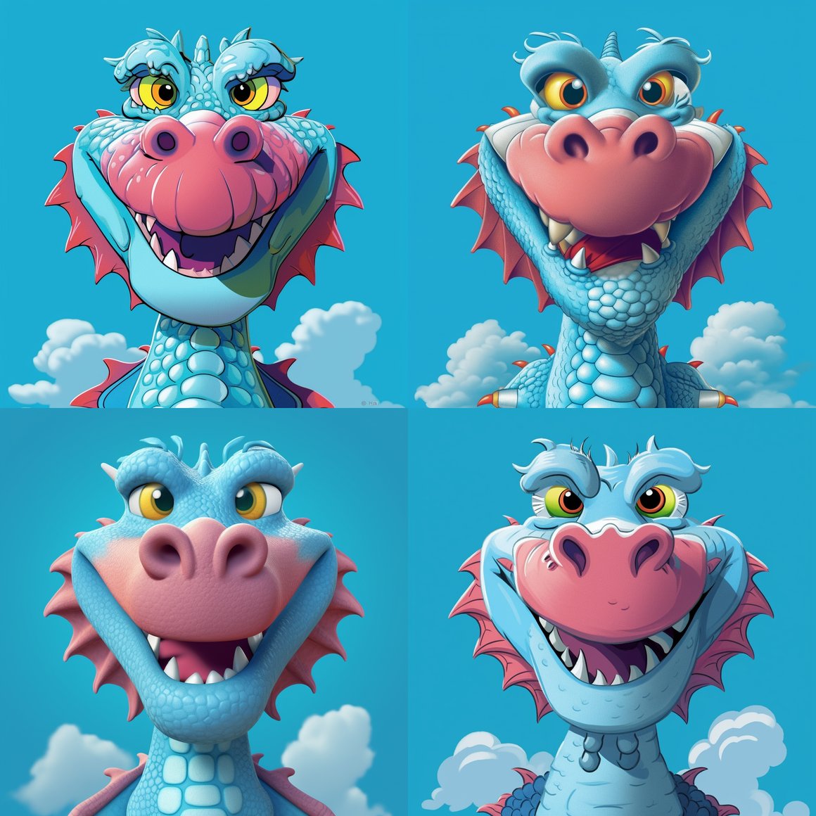 Retro Puff the Magic Dragon Artwork Creation