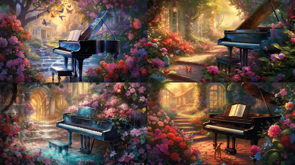 Harmonic Symphony in Nature's Garden