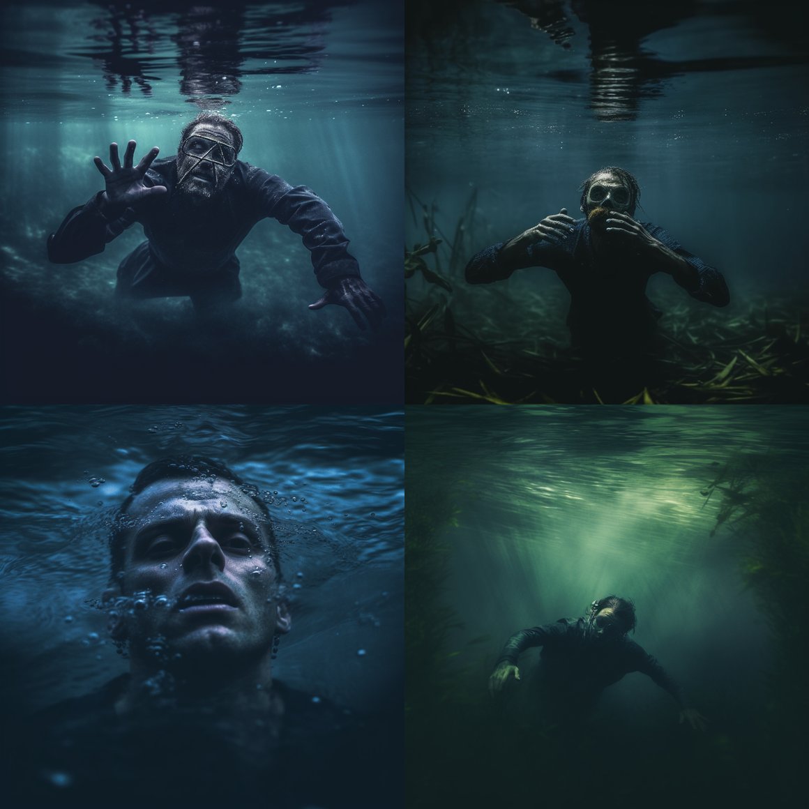 Submerged Solitude: A Surreal Dive Into The Afterlife