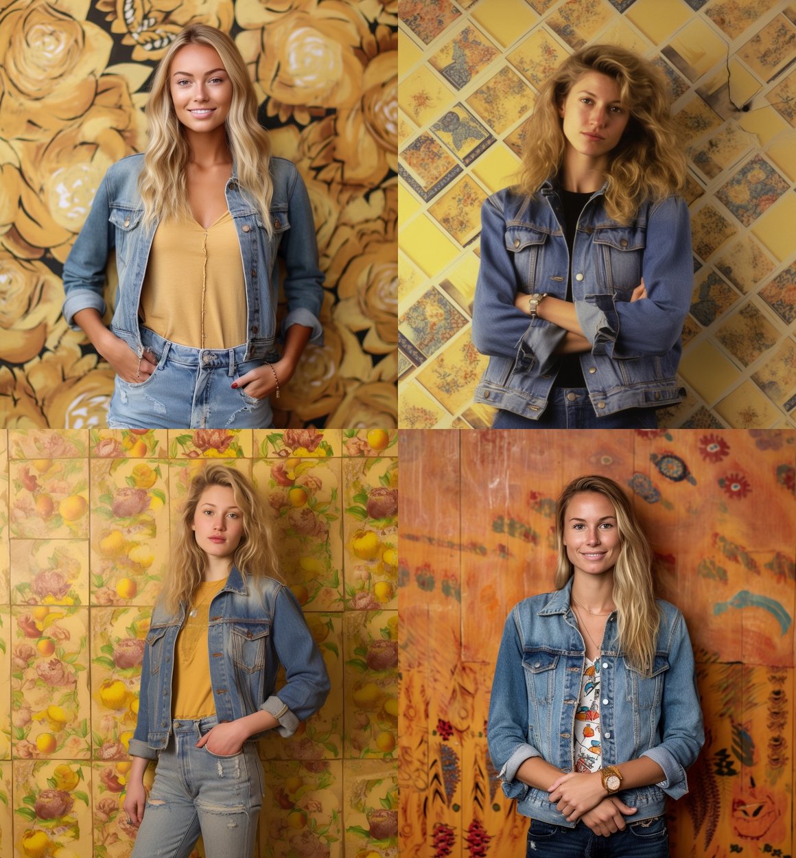 Sunflower Academia: A Study in Denim and Joy