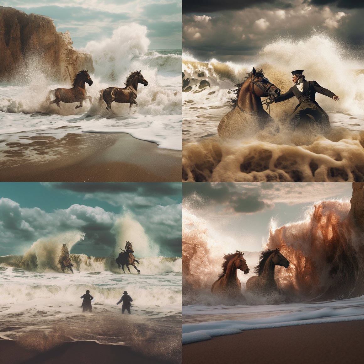 A Surreal Beach Encounter