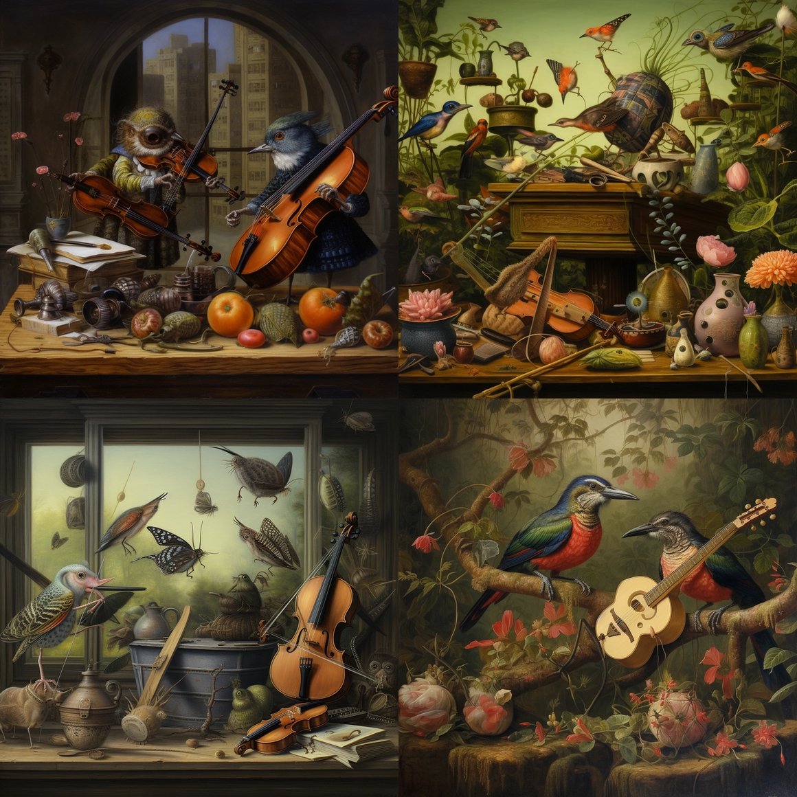 Harmonie Chimérique: Entre Nature et Atelier