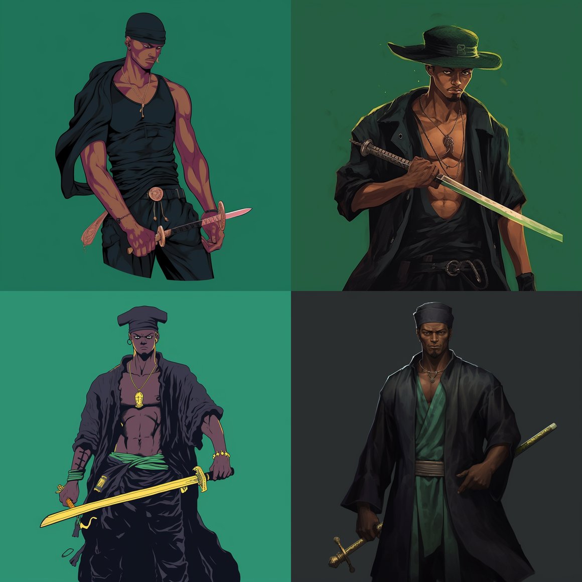 A Unique One Piece Mid-Journey Transformation