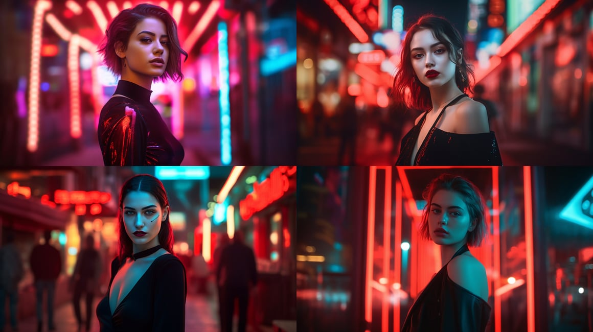 Neon Nights: Futuristic Noir