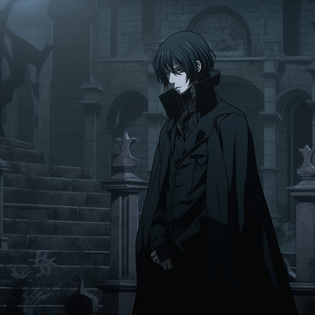Dark Academia meets Vintage 80's Anime - Version 5.1