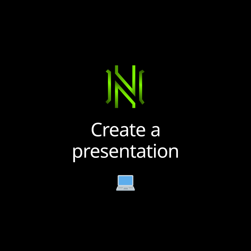 Create a presentation