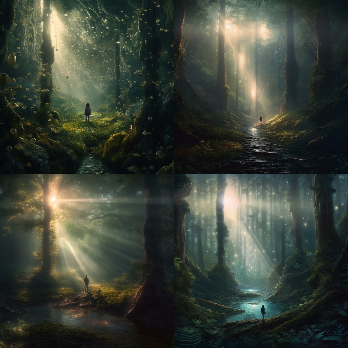 Summer Day in New England Forest