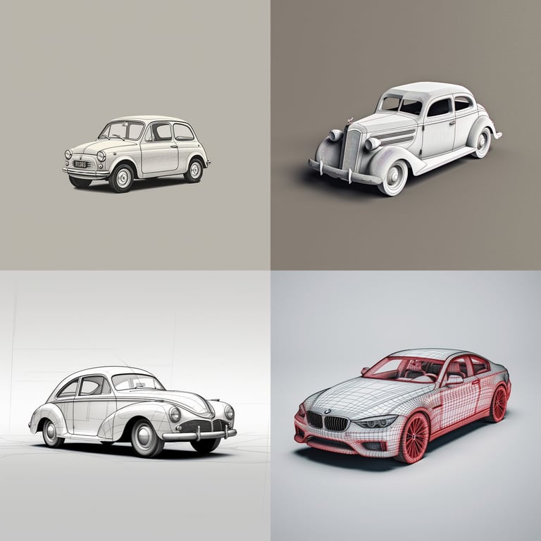 Discover the New Car Model through Fine Line Art Prompt | NeoPrompt