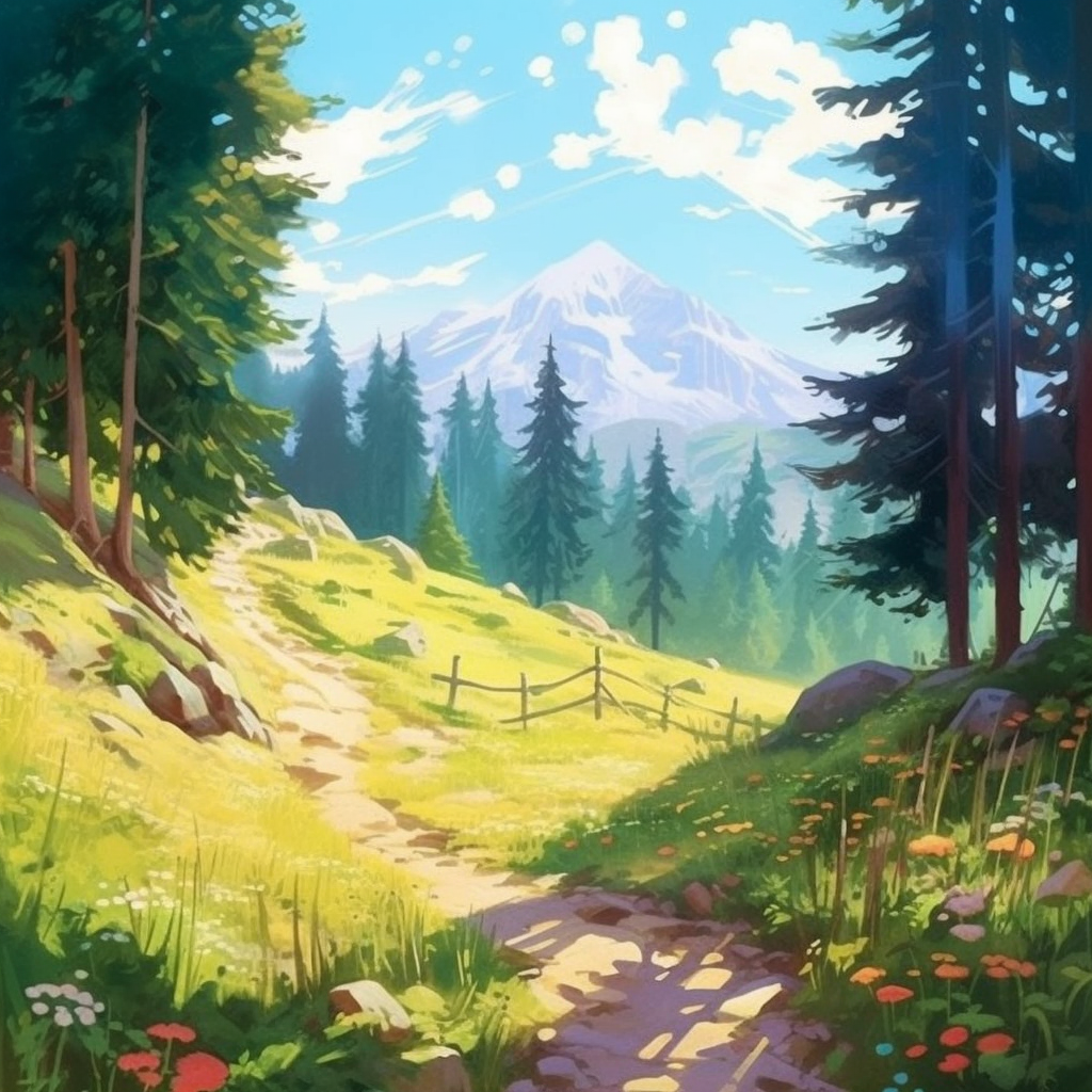Sun-drenched Spring Journey: A Symphony of Nature's Beauty