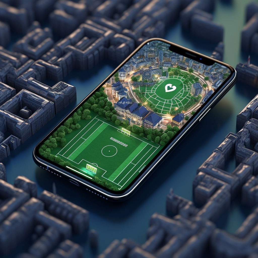 Navigating Football Fun on a 3D City Map App