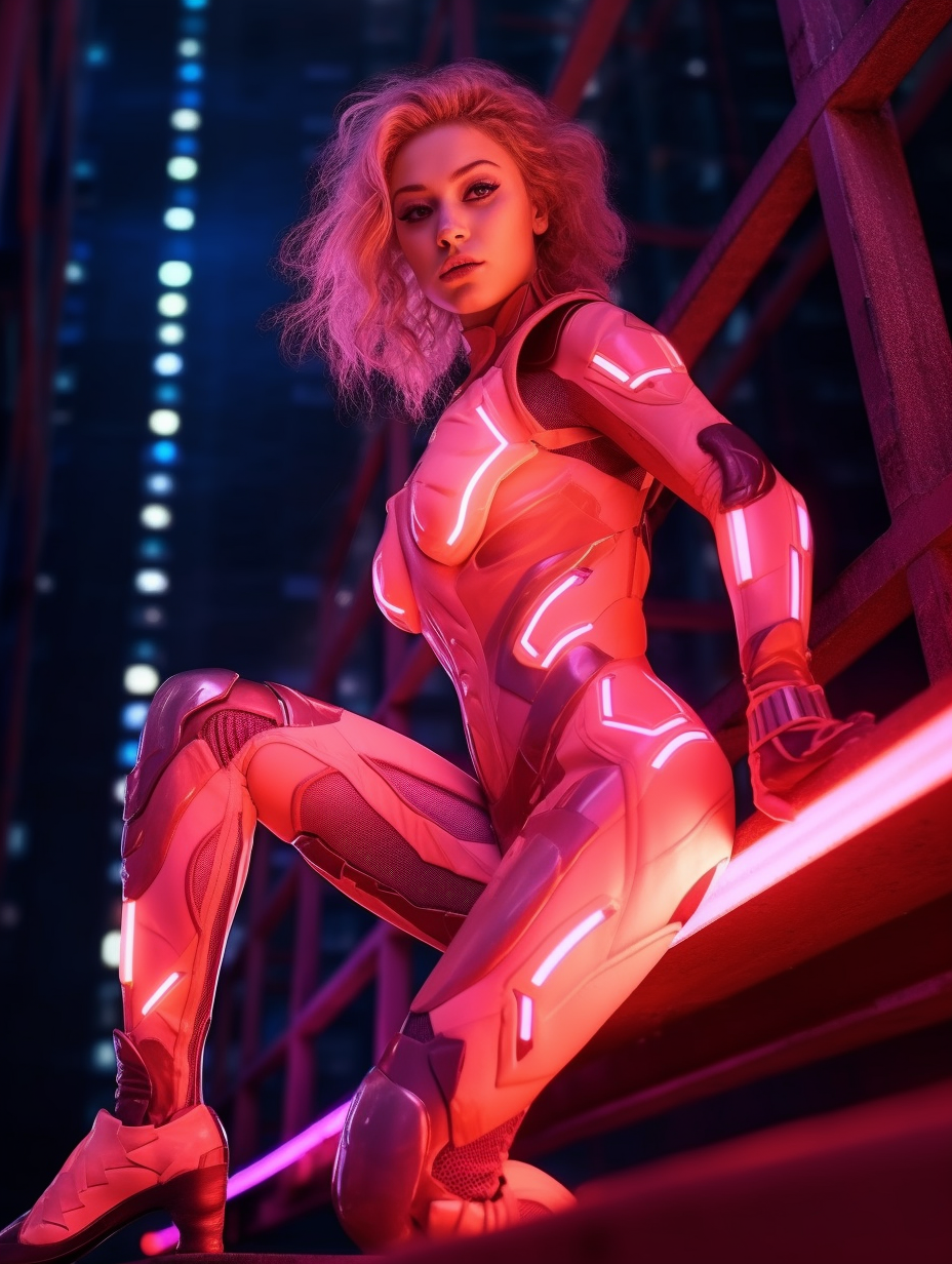 Neon City Adventure: The Holographic Chronicles in 8K