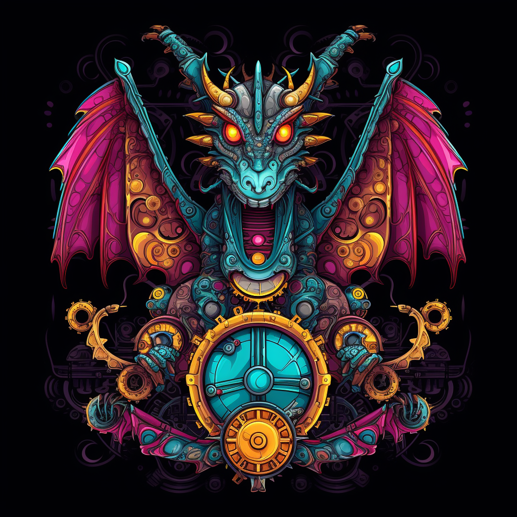 Halfway Through: Vibrant Steampunk Dragon Adventure