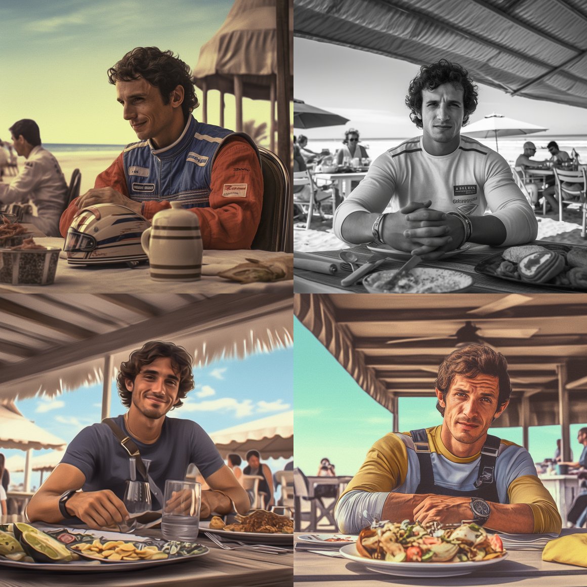 Vintage Snapshot: Ayrton Senna's Seaside Lunch at 30