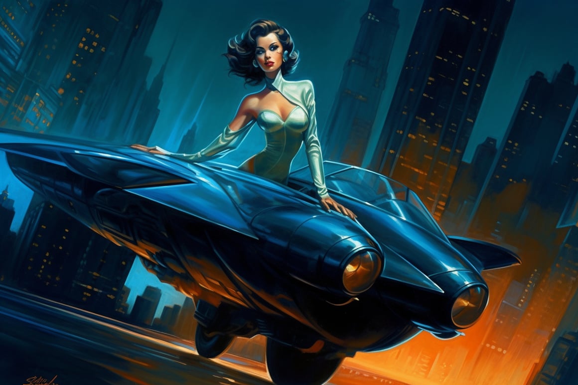 Midnight Flight of the Oil Driad