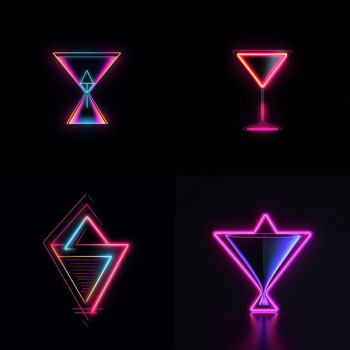 Summit Glam: Minimalist Nightclub Logo