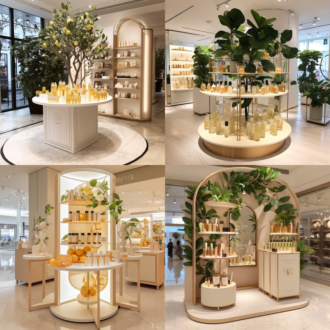 Citrusy Perfume Pop-Up Stand at Sephora Champs Elysées