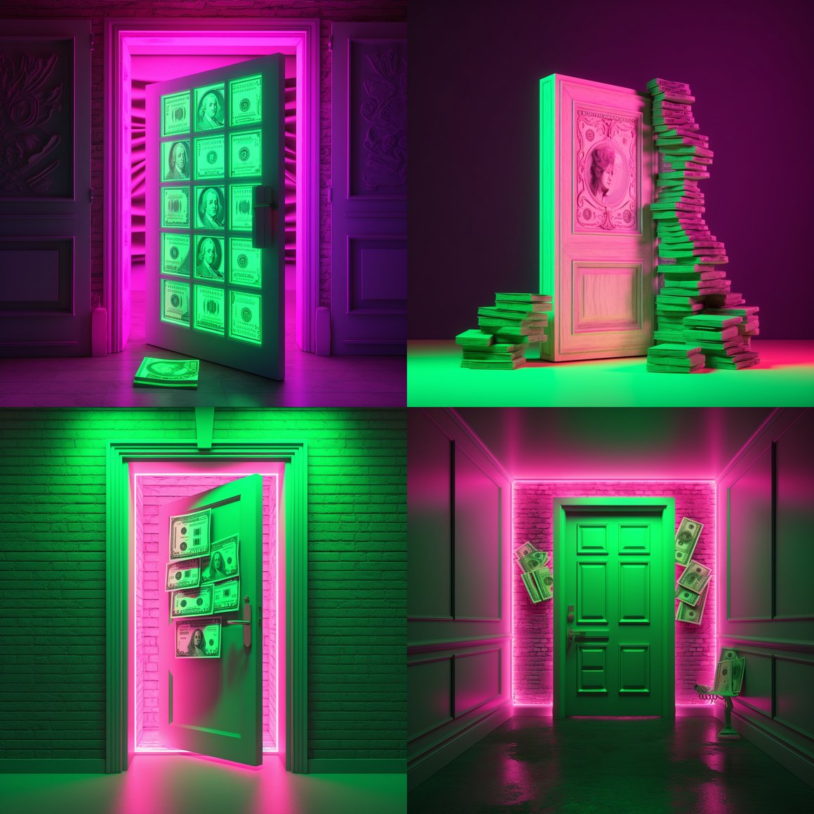 Neon Redemption: A Mid-Journey Fortune