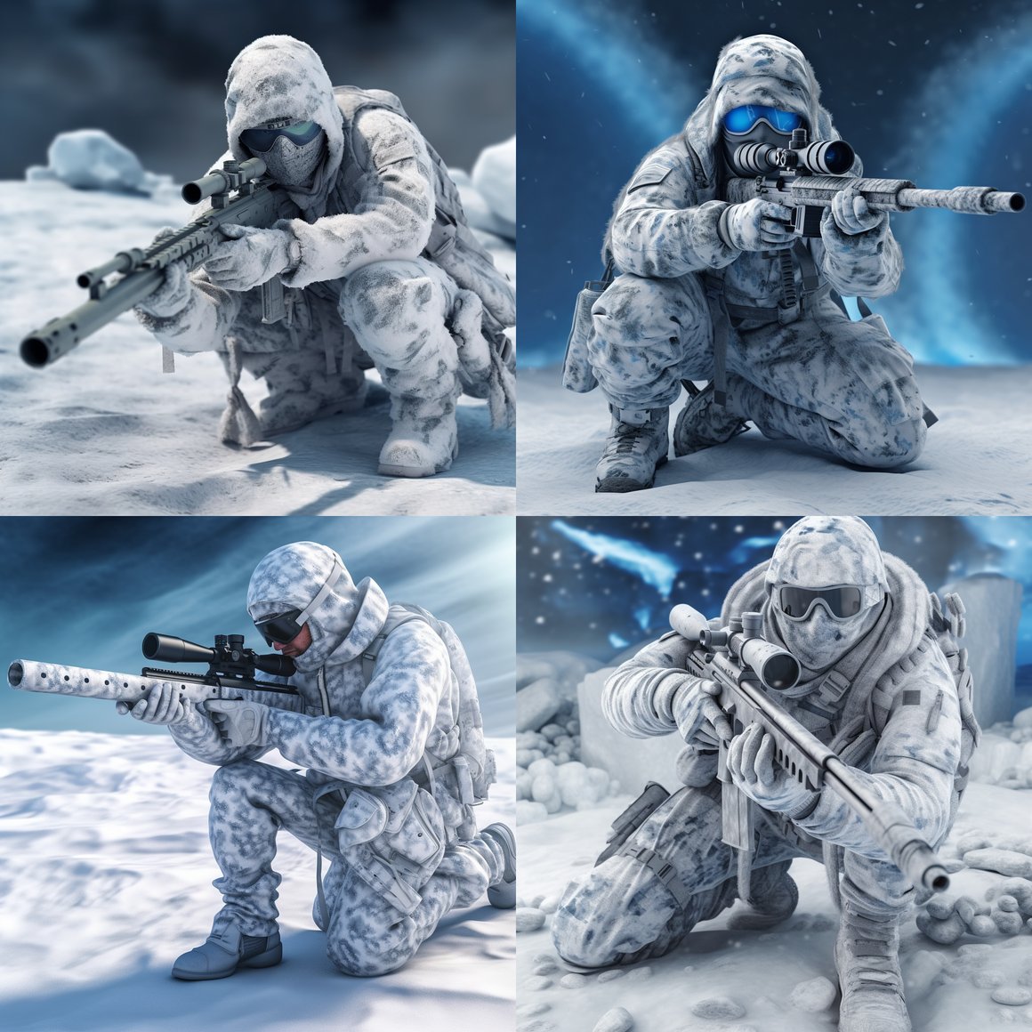 Arctic Warrior in Action: A Captivating 4K UHD Snapshot