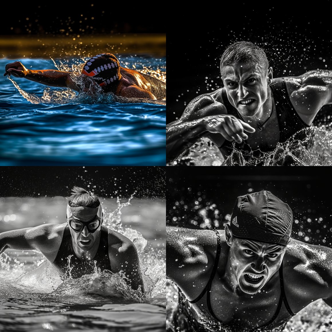 Art of Swimming: Capturing Athletic Grace in 8K