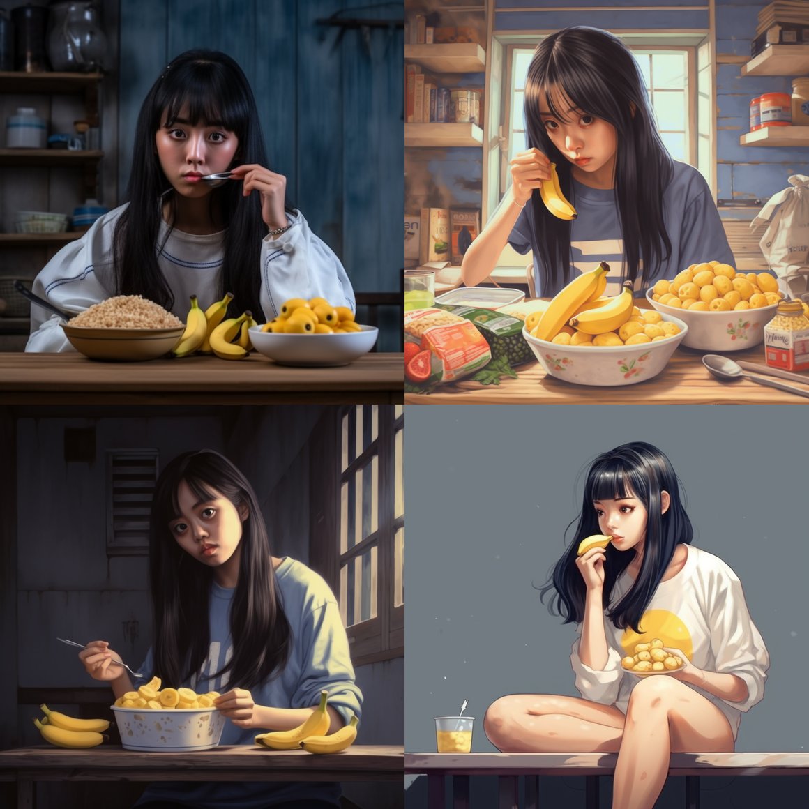 Healthy Morning Routine: An Asian Woman's Breakfast Time