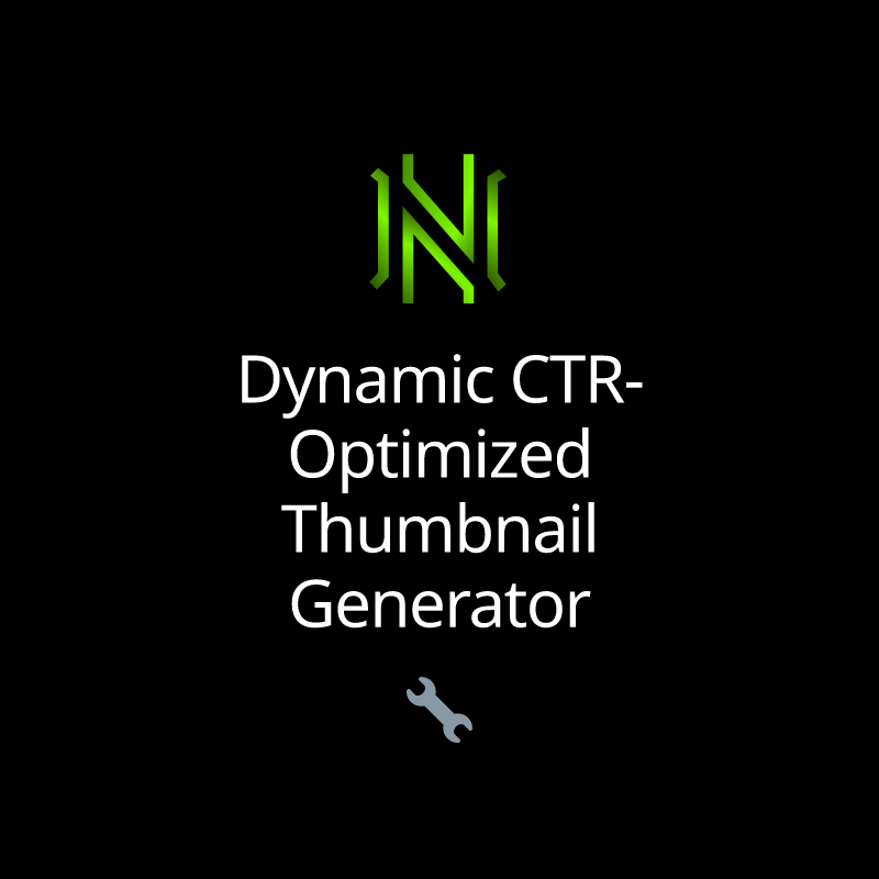 Dynamic CTR-Optimized Thumbnail Generator