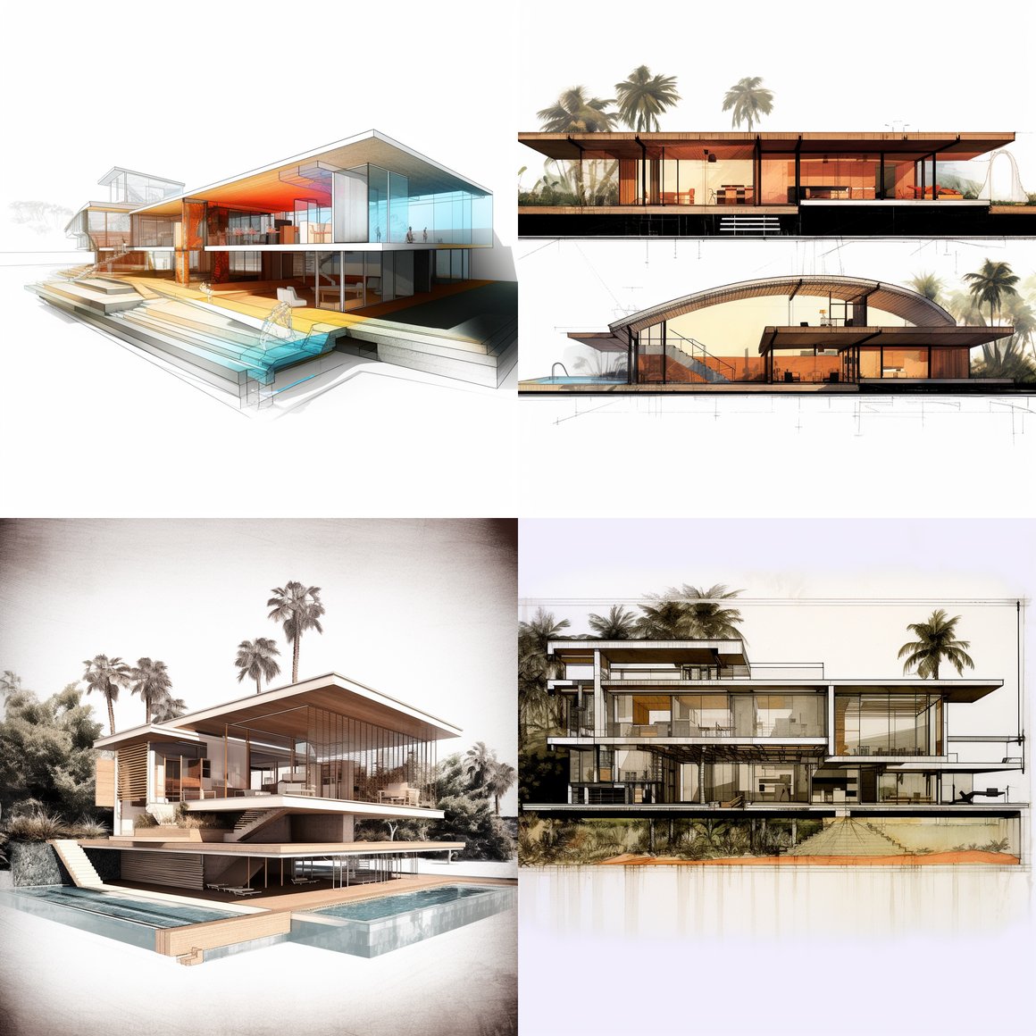 A Unique Fusion of Modernist Wood House Design in Florida