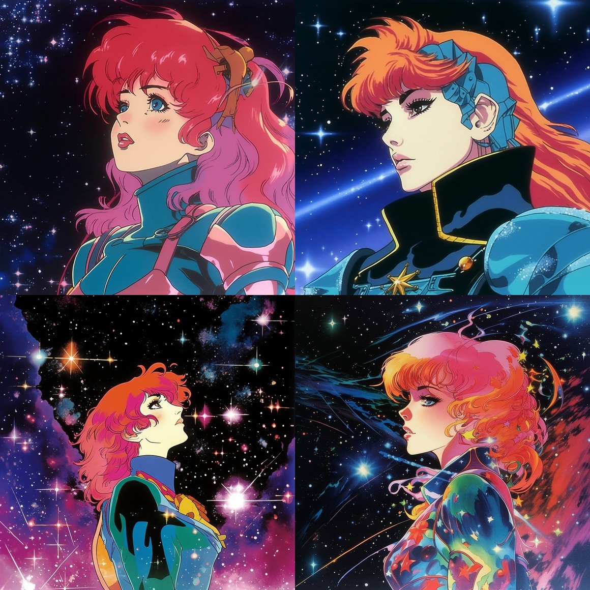 Retro-Anime Cyborg Damsel in Distress, Version 5.1