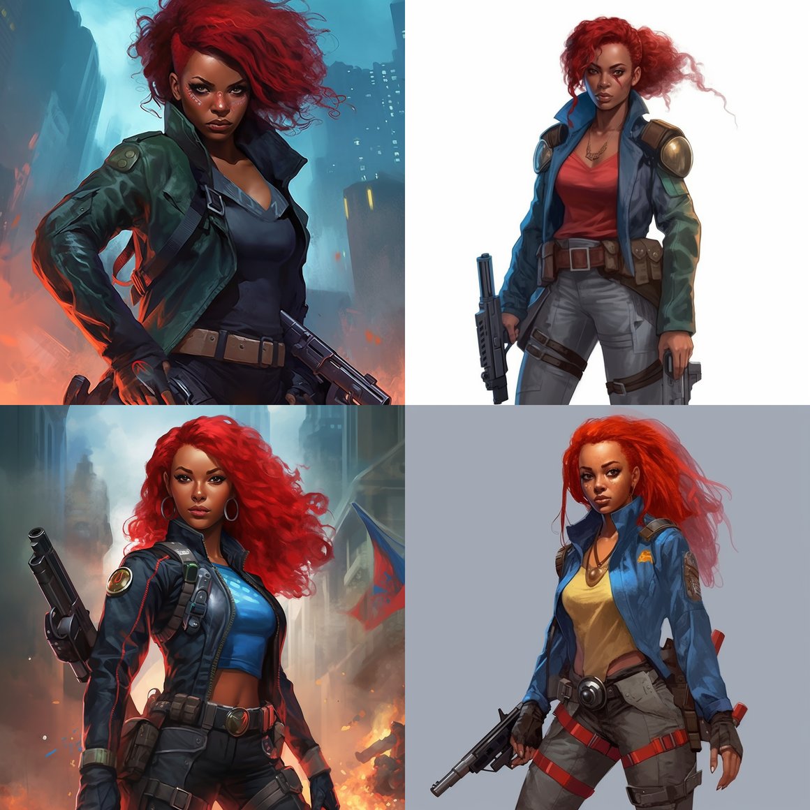Armed Vanguard: Scarlet Sniper V5.1 RPG Art