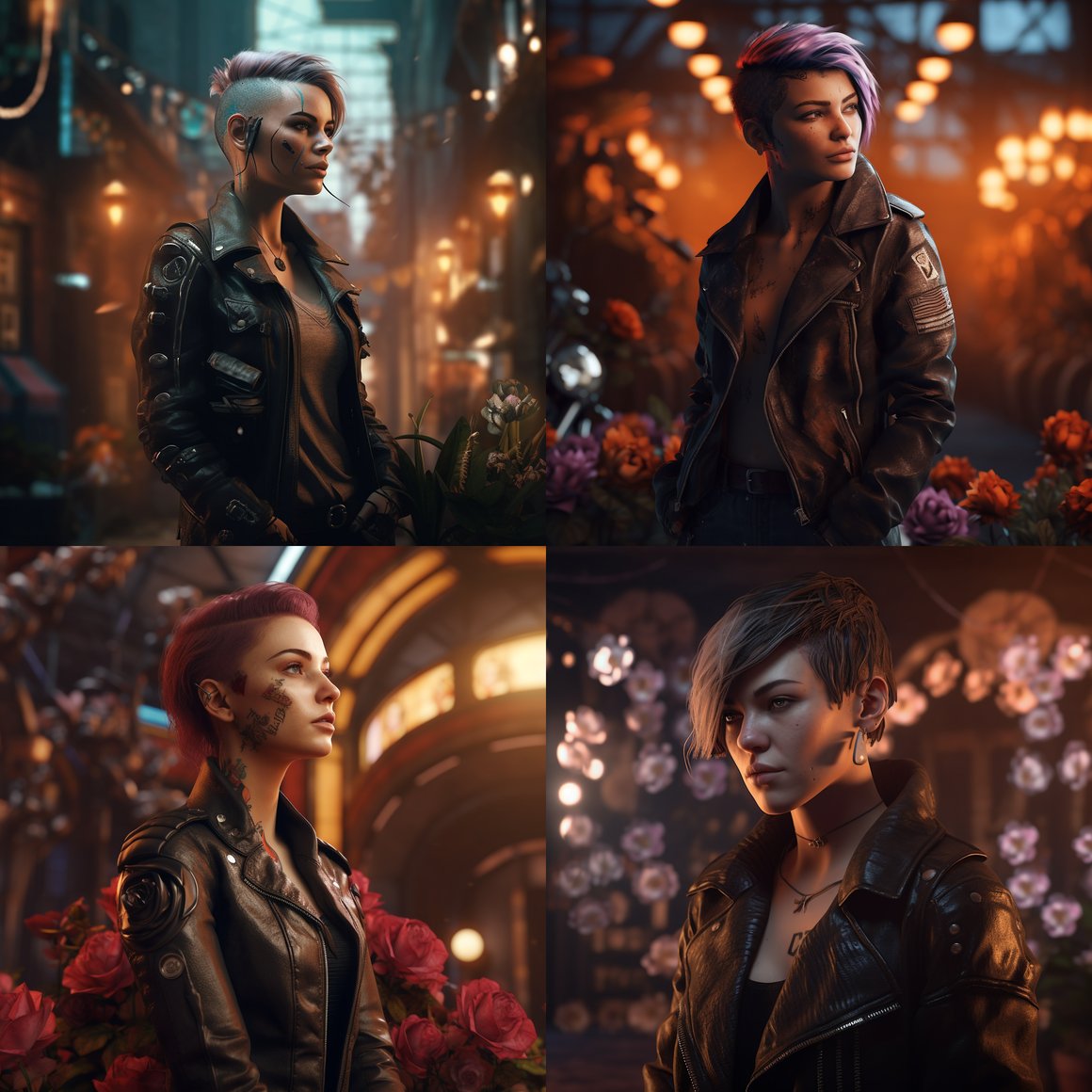 Neo-Noir Future: A Cinematic Mid-Journey Chronicle