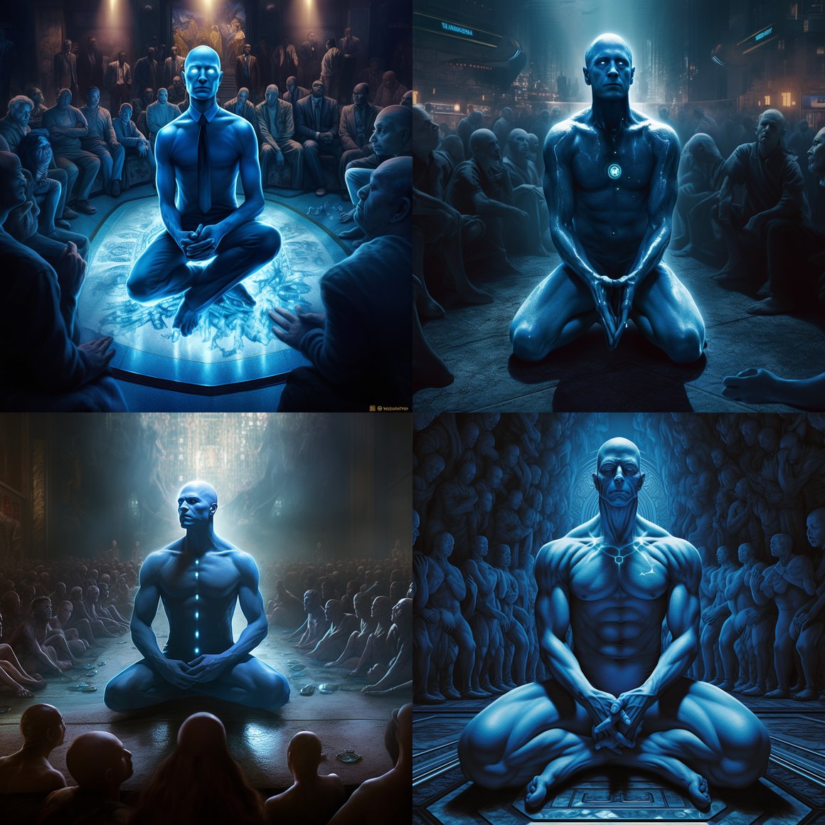 Reverence for the Blue God: A Tribute to Doctor Manhattan