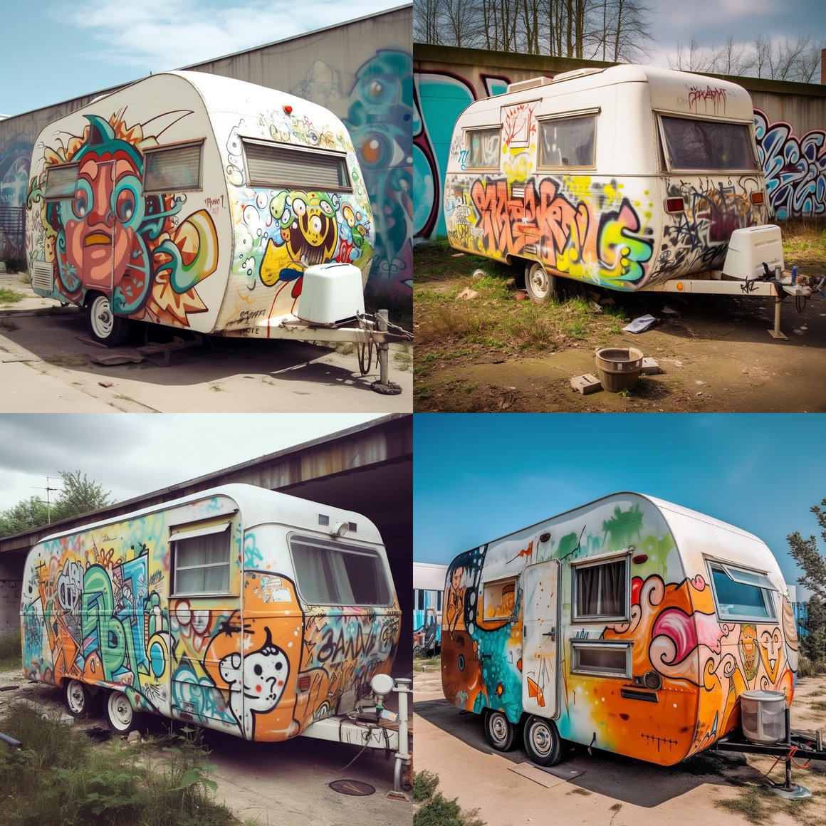 Retro Roadtrip: Cool Graffiti Chronicles at Campsite 420