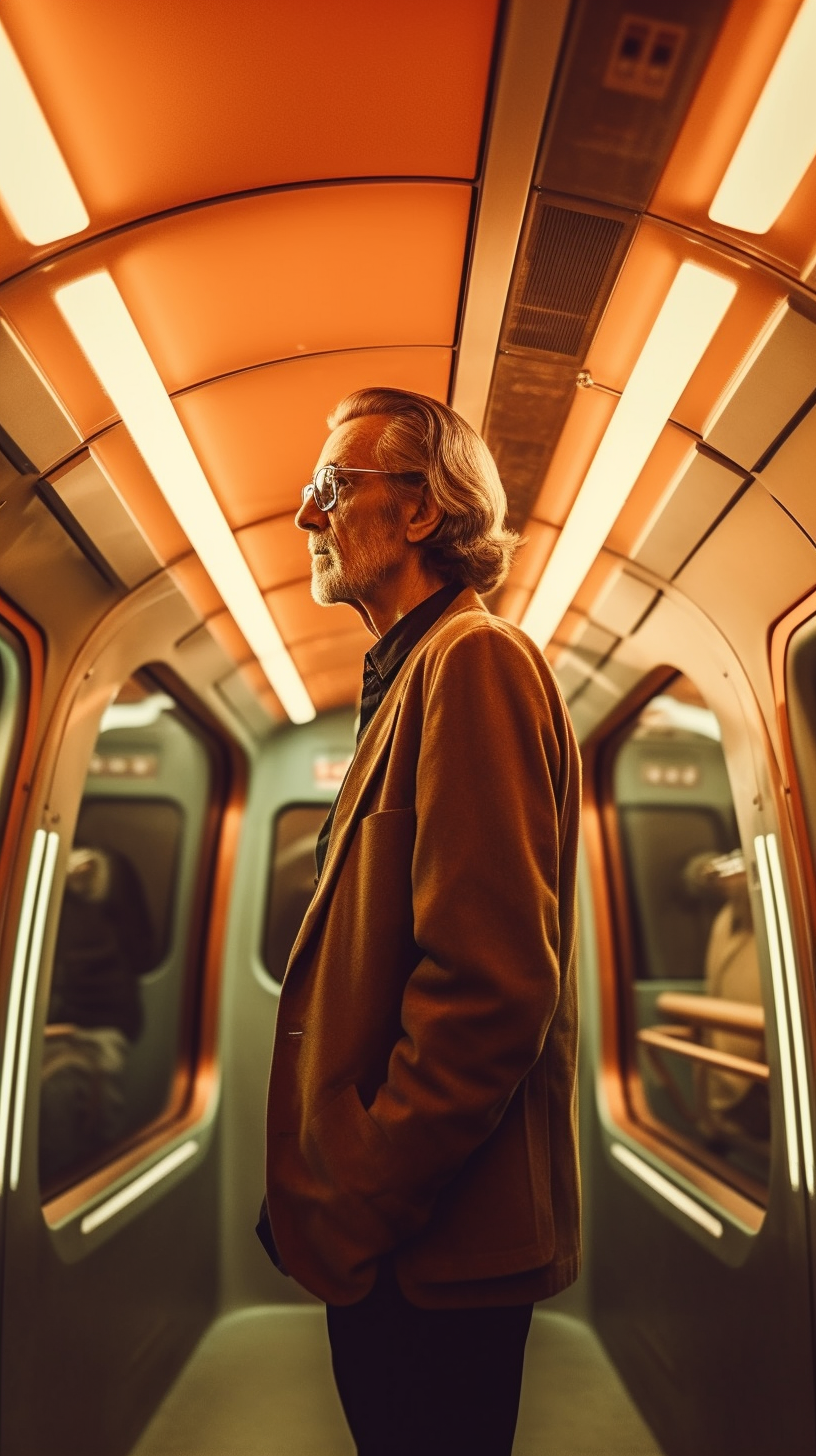 Retro-futuristic Spaceship Voyage - A Vintage Candid