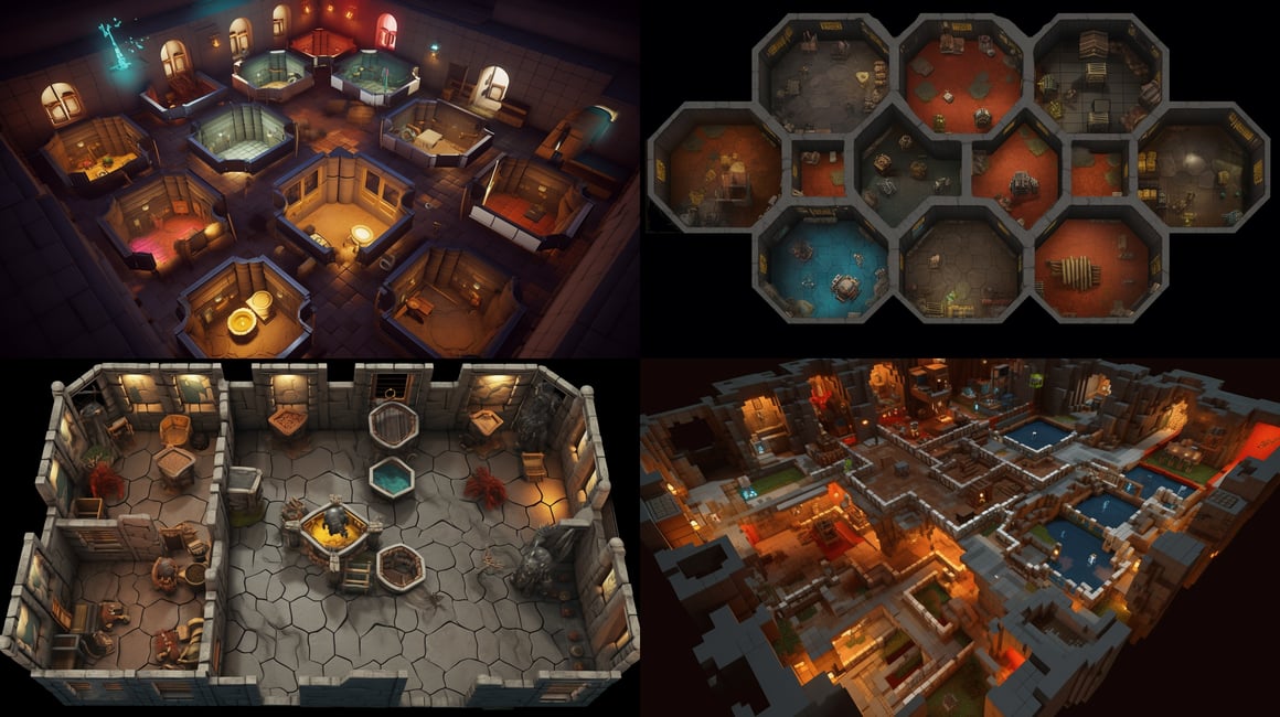 Navigating the Photorealistic Honeycomb Labyrinth