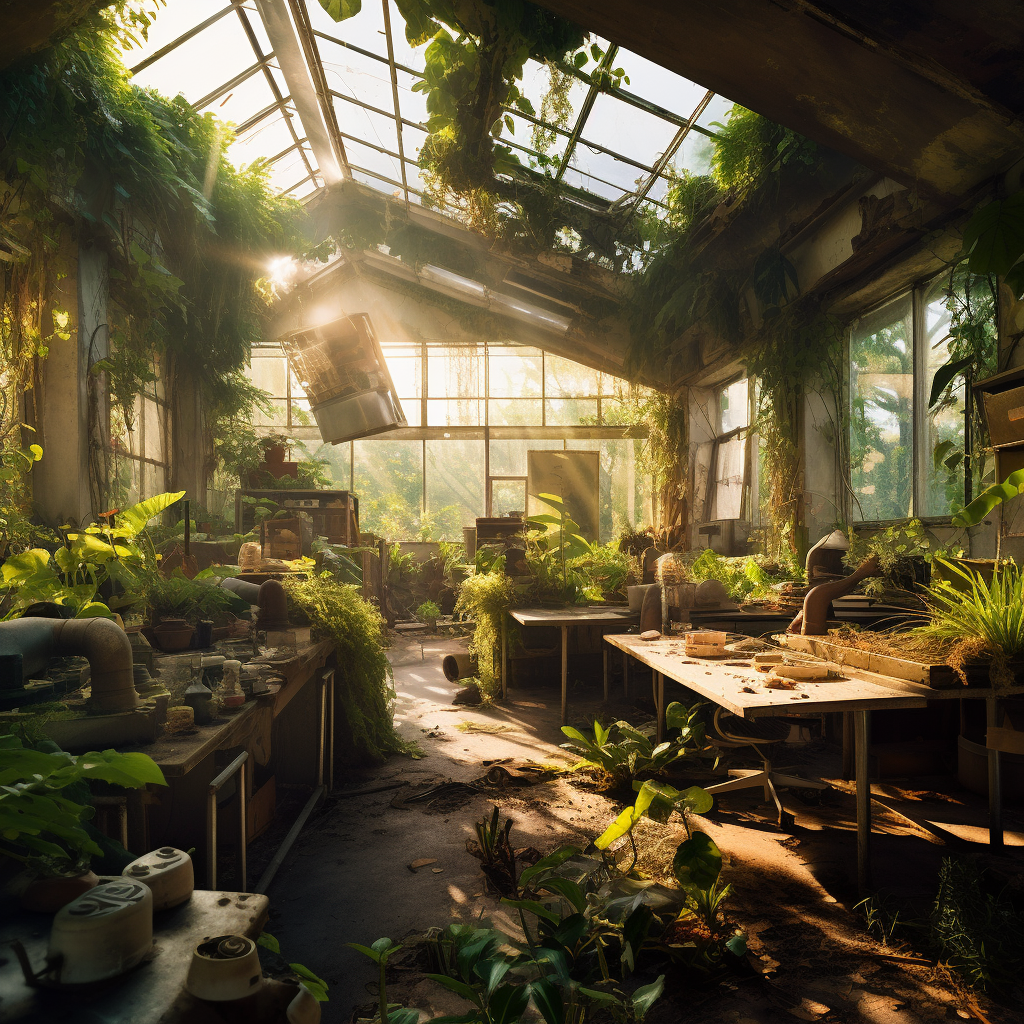 Resilience of Nature: The Abandoned Laboratory Reclaimed