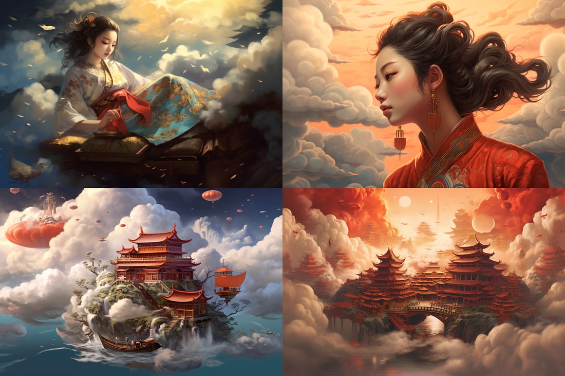 Sun, Rain, and Clouds in Traditional Chinese Journey