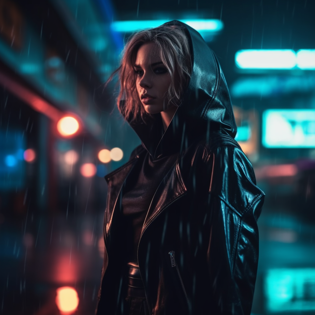 Neon Noir: Superheroine's Midnight Vigil Version 5