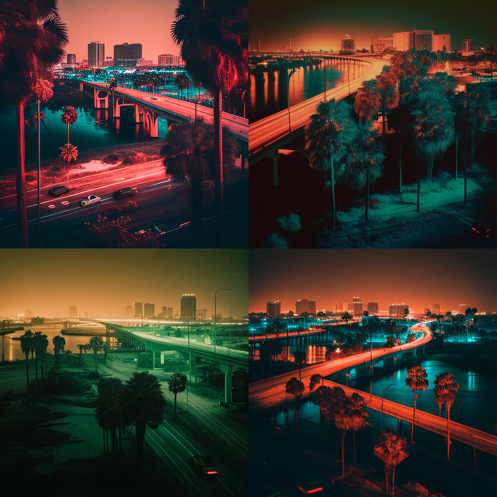 Neon Nights in Grunge City