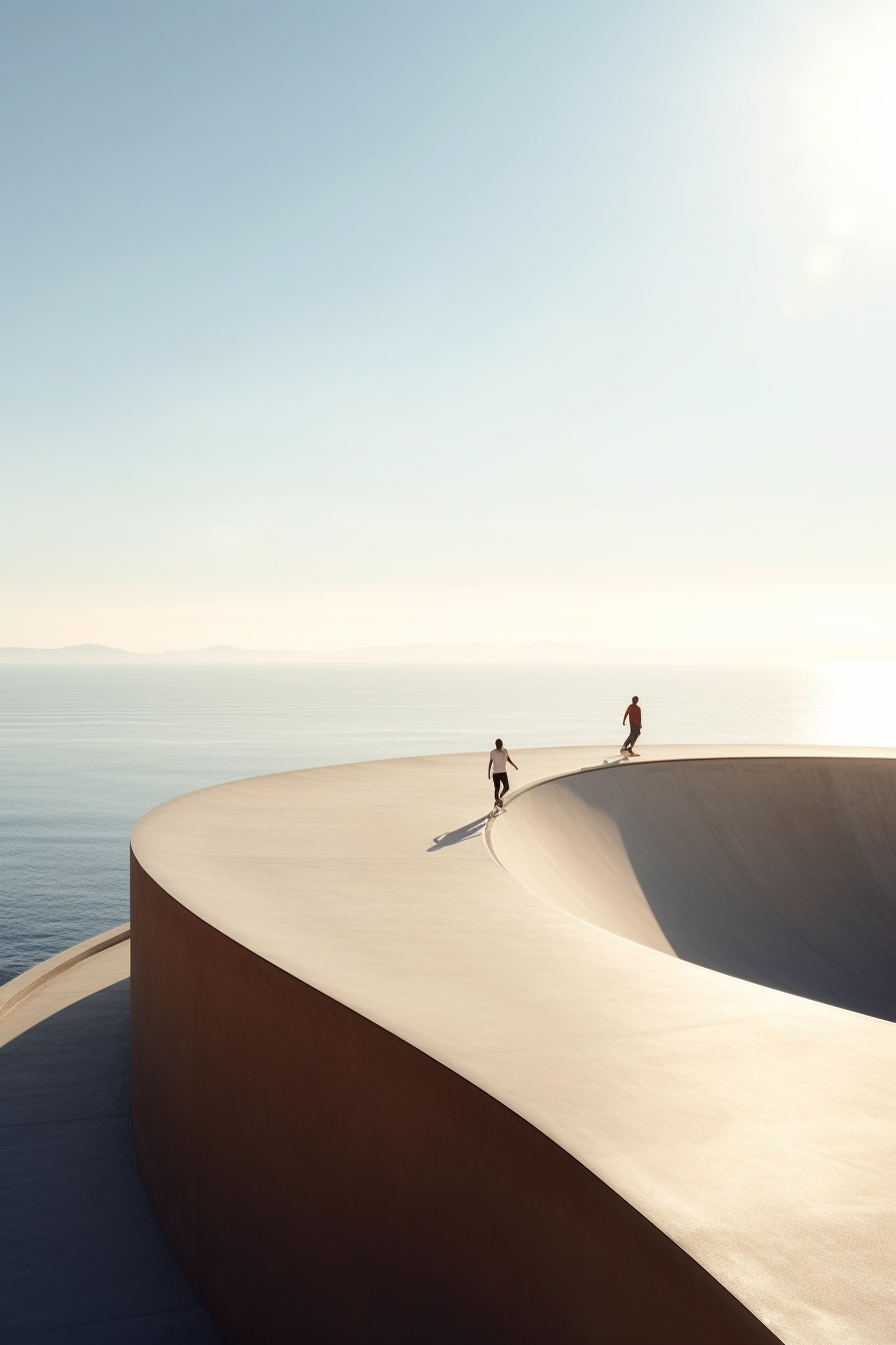 Sun-Drenched Halfpipe: California Skateboarding in Summer