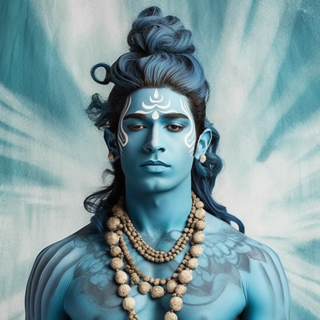 A Unique Concept for Lord Shiva Artwork