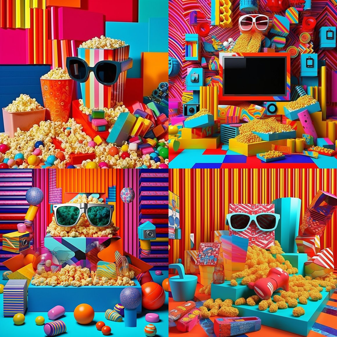 Neon Nostalgia: Retro 90's Cinema Journey