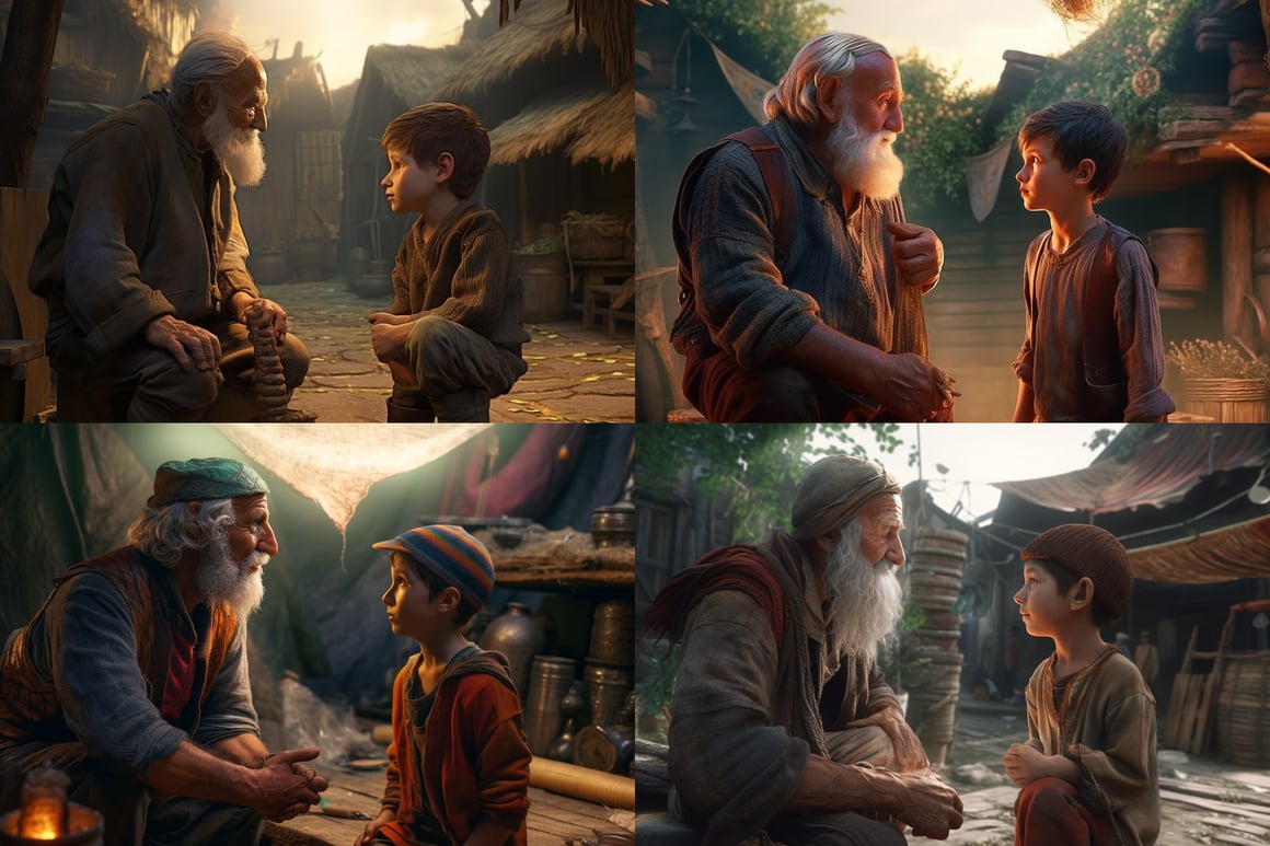 A Tale of Wisdom and Digital Art in 4K Resolution