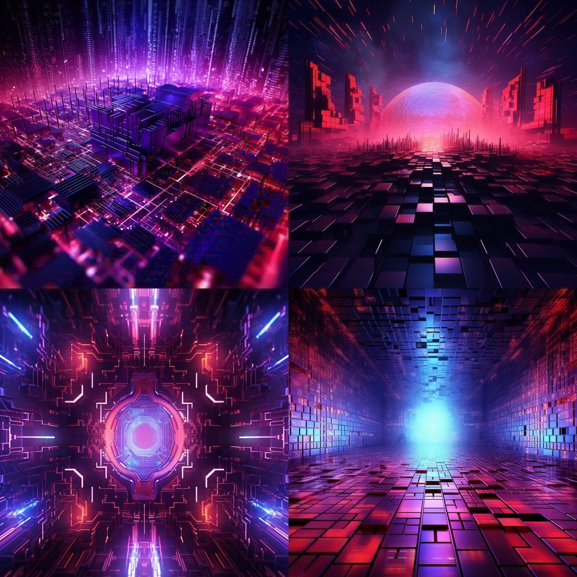 Navigating a Futuristic Tech Voyage with Managed IT in Vibrant Colors